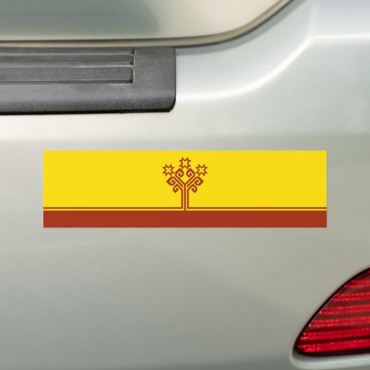 Chuvashia Flag Autoaufkleber (Auf Auto)