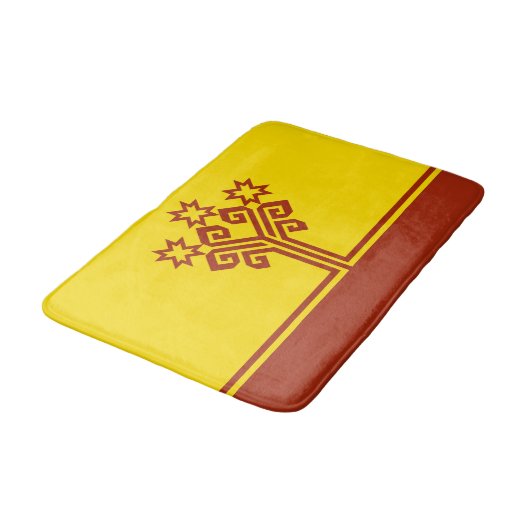 Chuvashia Flag Badematte (Schrägansicht)