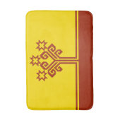 Chuvashia Flag Badematte (Vorderseite Vertikal)