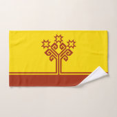 Chuvashia Flag Badhandtuch Set (Handtuch)