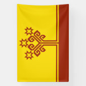 Chuvashia Flag Banner (Vertikal)