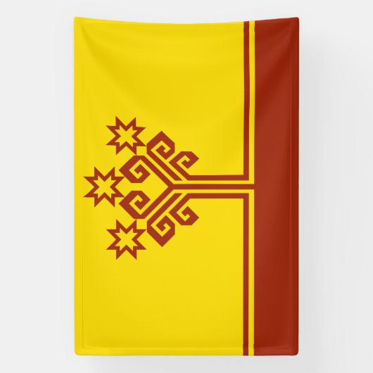 Chuvashia Flag Banner (Vertikal)