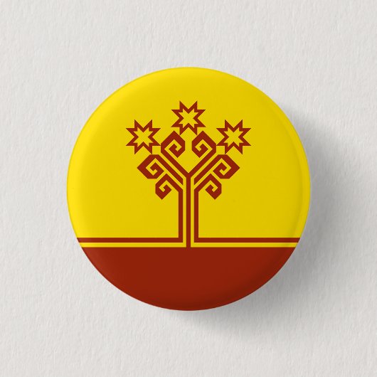 Chuvashia Flag Button (Vorderseite)