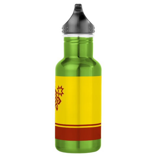 Chuvashia Flag Edelstahlflasche (Rechts)