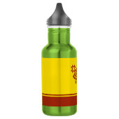 Chuvashia Flag Edelstahlflasche (Links)