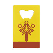 Chuvashia Flag Geldbeutel Flaschenöffner (Rückseite)