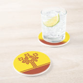 Chuvashia Flag Getränkeuntersetzer (Seite)