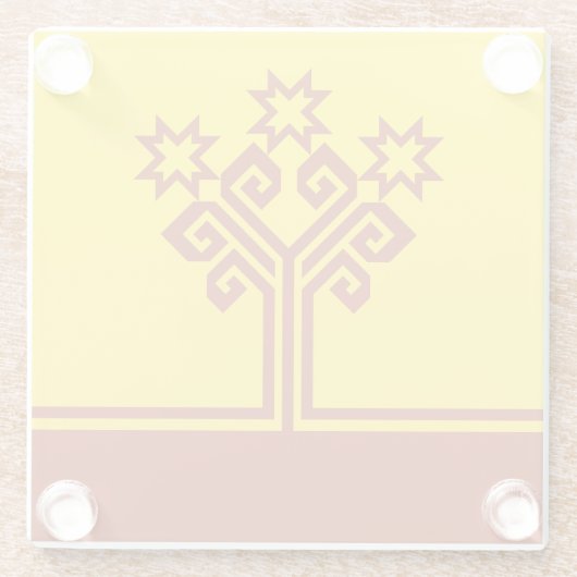 Chuvashia Flag Glasuntersetzer (Rückseite)
