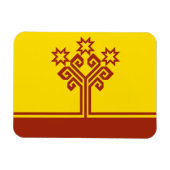 Chuvashia Flag Magnet (Horizontal)