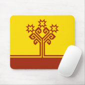 Chuvashia Flag Mousepad (Mit Mouse)