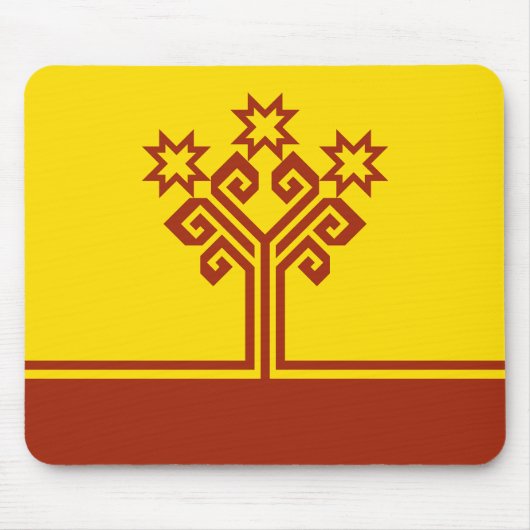 Chuvashia Flag Mousepad (Vorne)