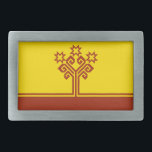 Chuvashia Flag Rechteckige Gürtelschnalle<br><div class="desc">Patriotische Flagge von Chuvashia.</div>
