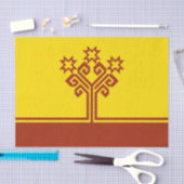 Chuvashia Flag Seidenpapier (Handwerk)