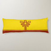 Chuvashia Flag Seitenschläferkissen (Rückseite)