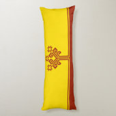 Chuvashia Flag Seitenschläferkissen (Rückseite (Vertikal))