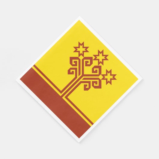 Chuvashia Flag Serviette (Ecke)