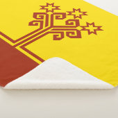 Chuvashia Flag Sherpadecke (3/4)