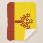 Chuvashia Flag Sherpadecke (Vorderseite)