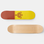 Chuvashia Flag Skateboard (Horizontal)