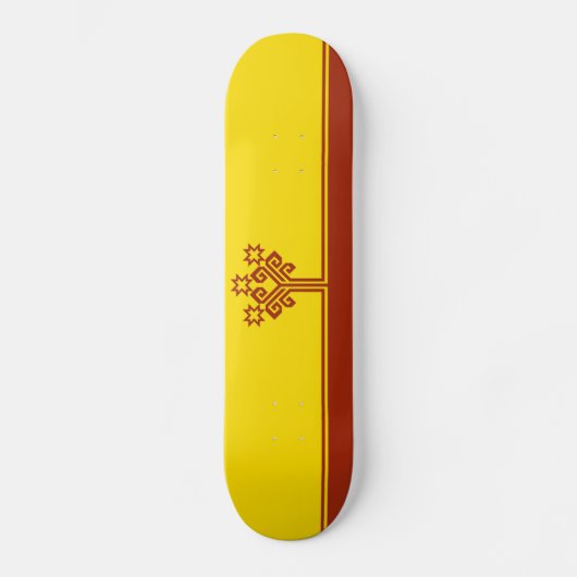 Chuvashia Flag Skateboard (Vorderseite)