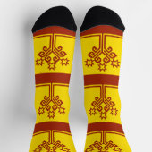 Chuvashia Flag Socken (Oben)