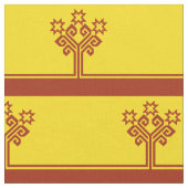 Chuvashia Flag Stoff (Nahaufnahme)