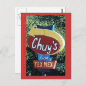 Chuy's Fine Tex Mex Postkarte (Vorne/Hinten)