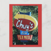 Chuy's Fine Tex Mex Postkarte (Vorderseite)