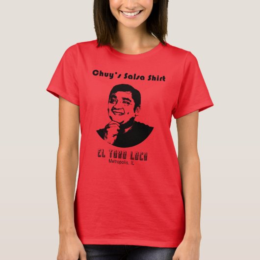 Chuy's Salsa Shirt - Frauengröße (Vorderseite)