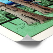 Chuzenji Lake Hiroshige Japanische Kunst Poster (Ecke)