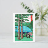 Chuzenji Lake Hiroshige Japanische Kunst Postkarte (Stehend Vorderseite)