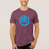 Chyle Smile Maroon & Blue T - Shirt (Vorderseite)