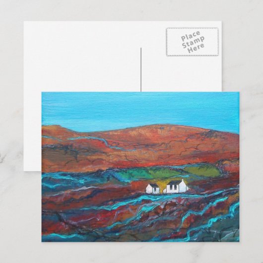 Chysauster, Penwith in Cornwall Postkarte (Vorne/Hinten)