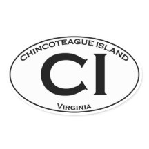 CI - Chincoteague Island Oval Logo