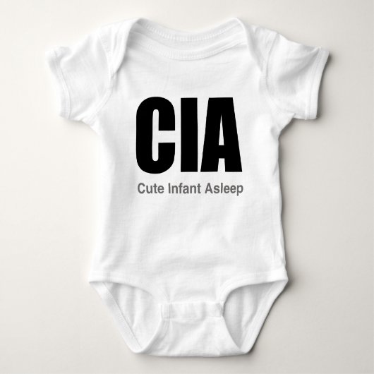 CIA - Baby Baby Strampler (Vorderseite)