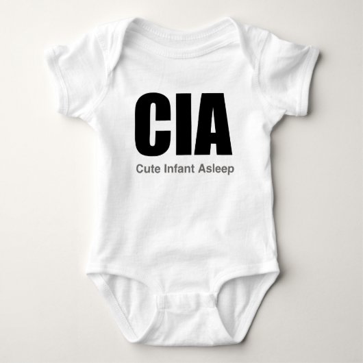 CIA - Baby Strampler (Vorderseite)