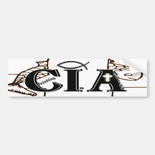 CIA CHRISTLICH IM AKTIONS-AKRONYM AUTOAUFKLEBER