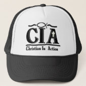 CIA CHRISTLICH IM AKTIONS-AKRONYM TRUCKERKAPPE (Vorderseite)