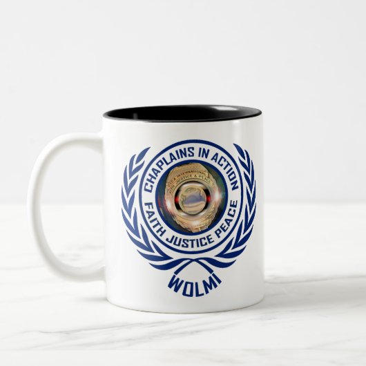 CIA-Logostandort Zweifarbige Tasse (Links)