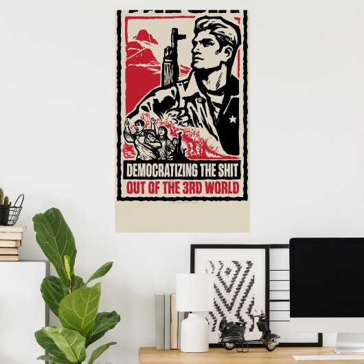 CIA-Weltplakat Poster (Heimbüro)