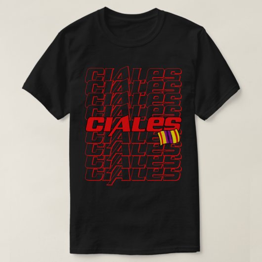 Ciales Cascade Text 3 T-Shirt (Design vorne)