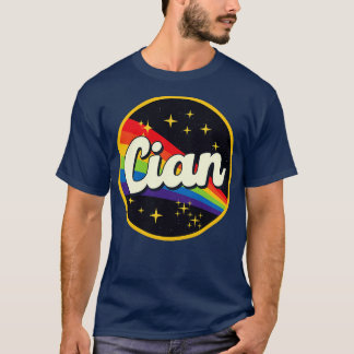 Cian Rainbow in Space Vintag Style T-Shirt