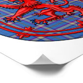 Cian von Ely Tartan Scottish Kariert Poster (Ecke)