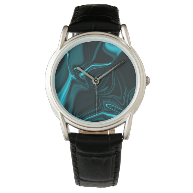 Ciano Grund mit Kurven niquelado. Stil Armbanduhr (Vorderseite)