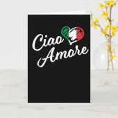 Ciao Amore - Italien Hallo Sweetheart auf Italieni Karte (Gelbe Blume)