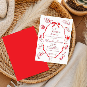Ciao an Miss Italian Mediterranean - Brautparty Einladung