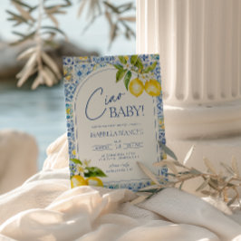 Ciao Baby Amalfi Coast Lemon Babydusche Einladung