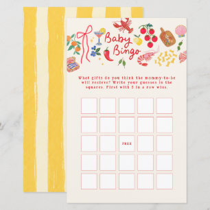 Ciao Baby Baby Shower Bingo Spiel italienische Vol