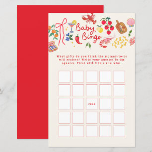Ciao Baby Baby Shower Bingo Spiel italienische Vol