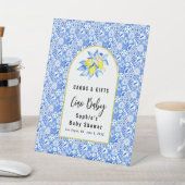 Ciao Baby, Blue Tiles And Lemons Cards & Gift Sockelschild (In SItu)